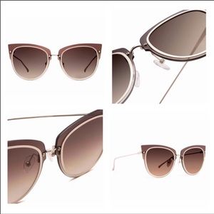 Demi Lovato DEMI 50mm Rimless Cat Eye Sunglasses